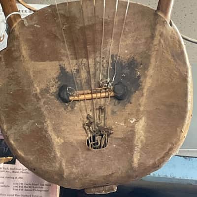 Handmade 7 String Nyatiti Plucked Bowl Yoke (African) Lute image 2