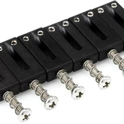 Graph Tech The PS-8000-F0 Electric Guitar String Saver Saddle Black image 2