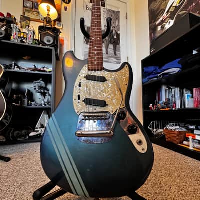 Fender Mustang 1969 Competition Burgundy (Blue) image 1