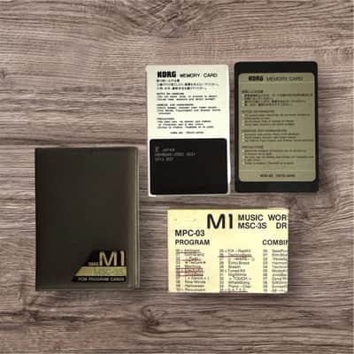 Korg MSC-3S Drums 1 (Memory Card) 1988 - Black/White image 2