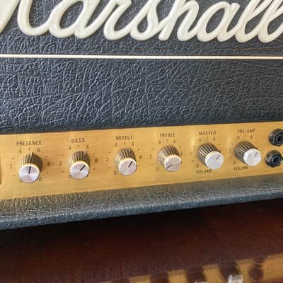 1979 Marshall JMP 2203 Mk2 Master Model Lead 100-Watt Guitar Amp Head 1975 - 1981 - Black image 4