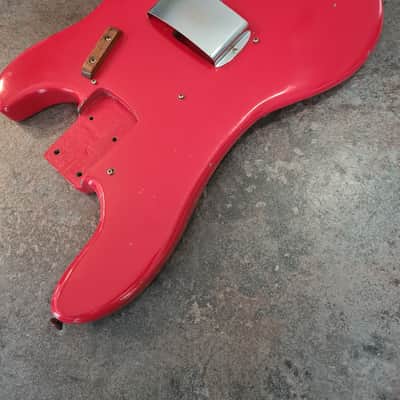 Vintage loaded 1962 Fender Precision Bass body 1961 1963 1964 1965 1966 image 2