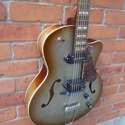 Godin 5TH Ave Kingpin ll, Copper Burst HG w/bag sf - Copper Burst image 2