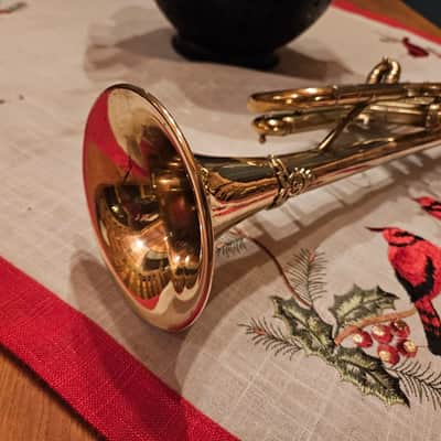 Bb trumpet with emblem of British Royal Artillery image 7