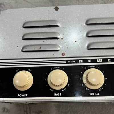 Vintage Newcomb H-25 25-Watt Tube PA Amplifier Head – Hollywood CA USA – 6SF5 Tubes image 2