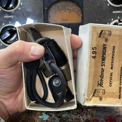 Serviced Fen-Tone vintage Microphone 1950’s with new XLR pigtail! image 6
