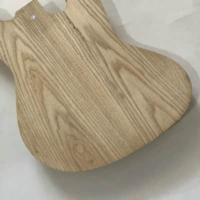 Lefty Ash Wood Unfinished Jazz Bass Style Body image 7