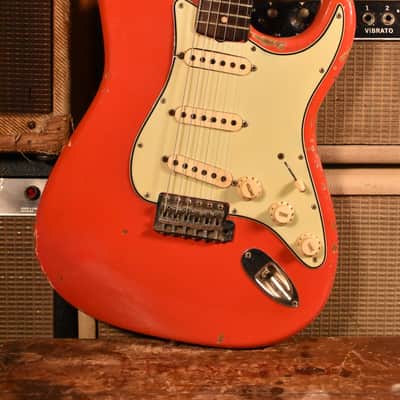 fender stratocaster 1964 Fiesta Red Korina Body image 1