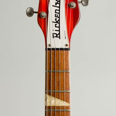 Rickenbacker  Model 375 Thinline Hollow Body Electric Guitar (1967), ser. #GG-3317, original silver tolex hard shell case. image 5