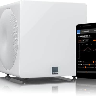 SVS 3000 Micro Subwoofer (Piano Gloss White) | Active Dual 8-in Drivers, 800 Watt RMS, Sealed Cabinet image 2
