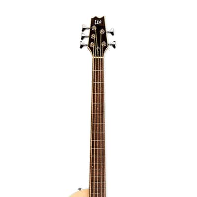 ESP LTD TL-5 Acoustic-Electric 5-String Bass Guitar- Natural - B-Stock image 5
