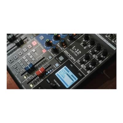 Zoom LiveTrak L 12 12 Channel Digital Mixer and Multitrack Recorder Bundle image 11