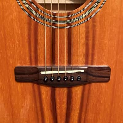 Samick OM-12CE Koa Greg Bennett Orchestra Acoustic Electric Guitar image 10