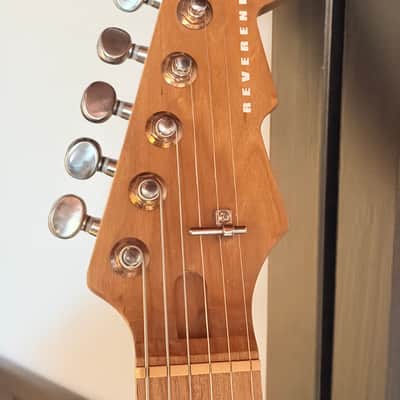 Reverend Charger RA 2020- Transparent Purple Flame Maple image 9