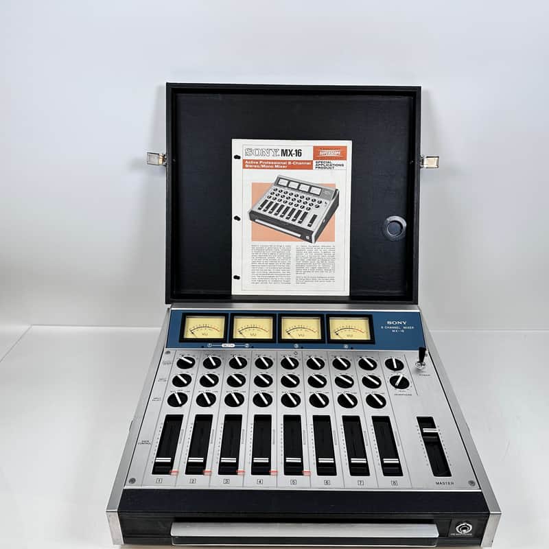 Vintage Sony MX-16 8-Channel Mixer | Reverb