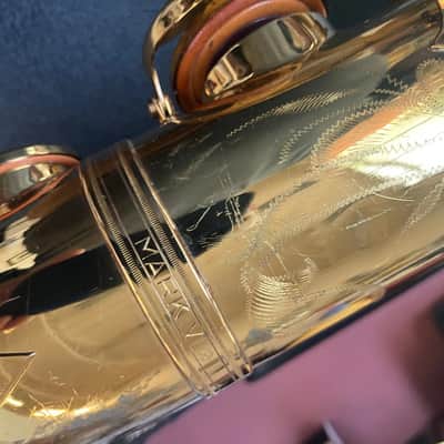 Vintage 1972 Selmer Mark Six Tenor Saxophone, 99% original American Lacquer, New Pads; with Original Case, Mouthpiece image 4