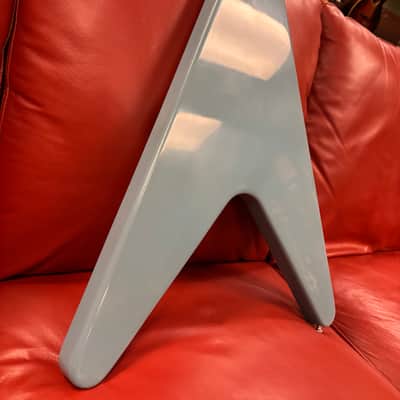2023 Gibson Custom Shop 70’s Flying V Limited Run Japan Market Maui Blue image 12