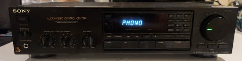 Sony SONY Stereo Receiver STR-AV320 vintage audio video control center 90s - Black image 1
