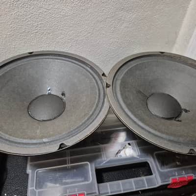 Utah 10" 50 watt/4 ohm Fender speakers ex cond 1968 - Black image 2