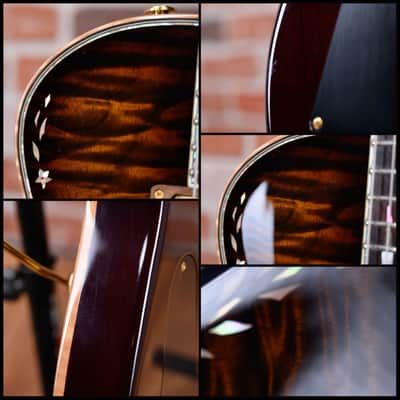 PRS Private Stock #1299 10th Anniversary Single Cut Trem Quilted Maple Top Tiger Eye Burst with Brazilian Rosewood 2007 w/OHSC image 17