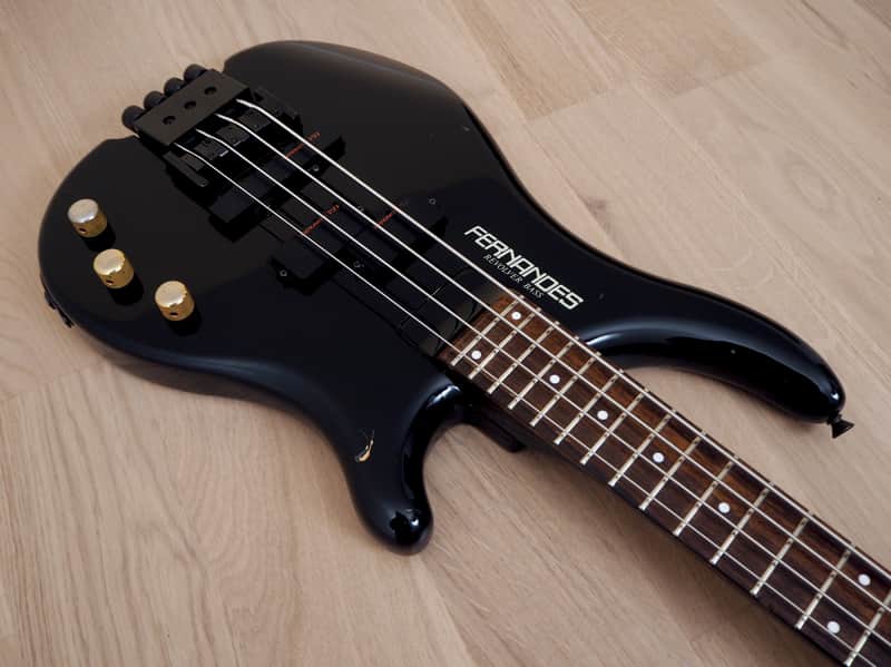 1980s Fernandes Revolver FRB Headless PJ Active Electric Bass | Reverb