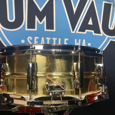 Pearl - 5x14" Sensitone Custom Alloy Brass Shell Snare Drum image 12