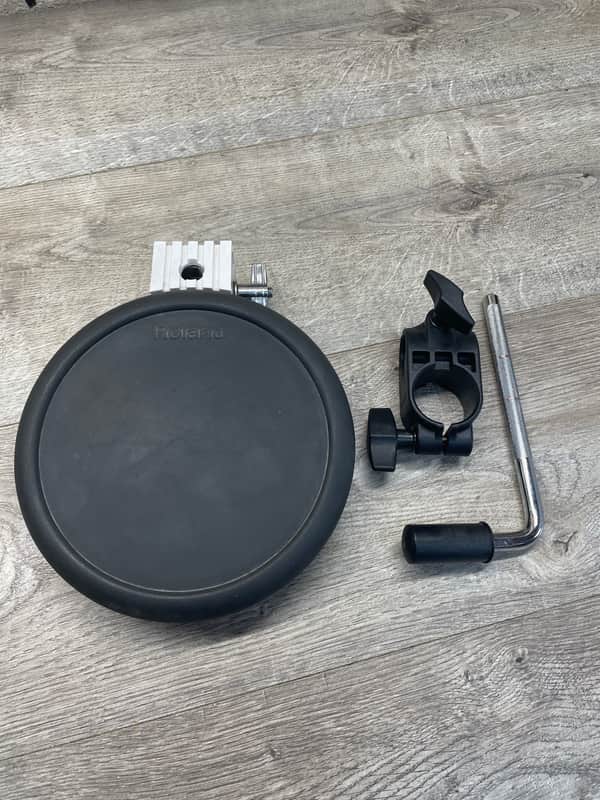 Roland PD-7 V-Pad 7" Dual Trigger Drum Pad w/ Roland MDH-6U Rack Mount & L Bar image 1