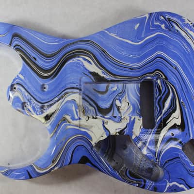 Swirled HSH Trem RGD Guitar body fits Ibanez (tm) 7 string RG and UV Necks J1273 image 3