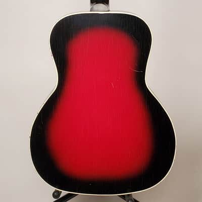 1960's Belltone Slide & Contemporary guitar. Acoustically sound  Rosewood neck. Orig.case. RARE image 3