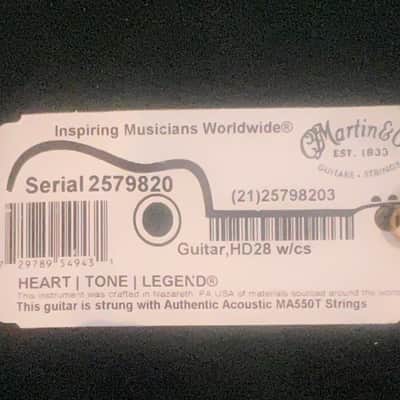 Martin Standard Series HD-28, 2022 - Natural. *PRISTINE* image 13