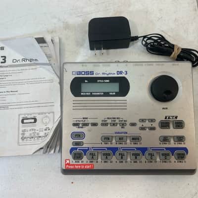 Boss DR-3 Dr. Rhythm Gray Drum Machine