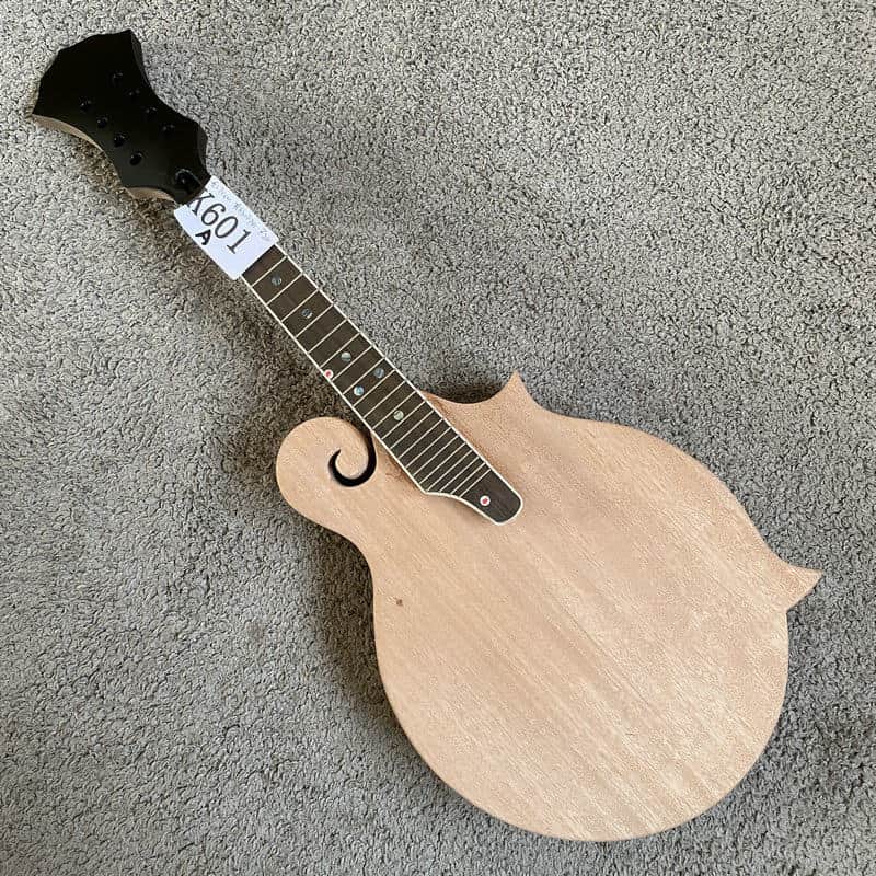 All Solid Mahogany 8 String Mandolin, Rosewood Fingerboard Neck image 1