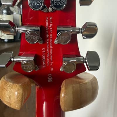 PRS SE Custom 24-08 Quilt 2025 - Present - Charcoal Cherry Burst image 5