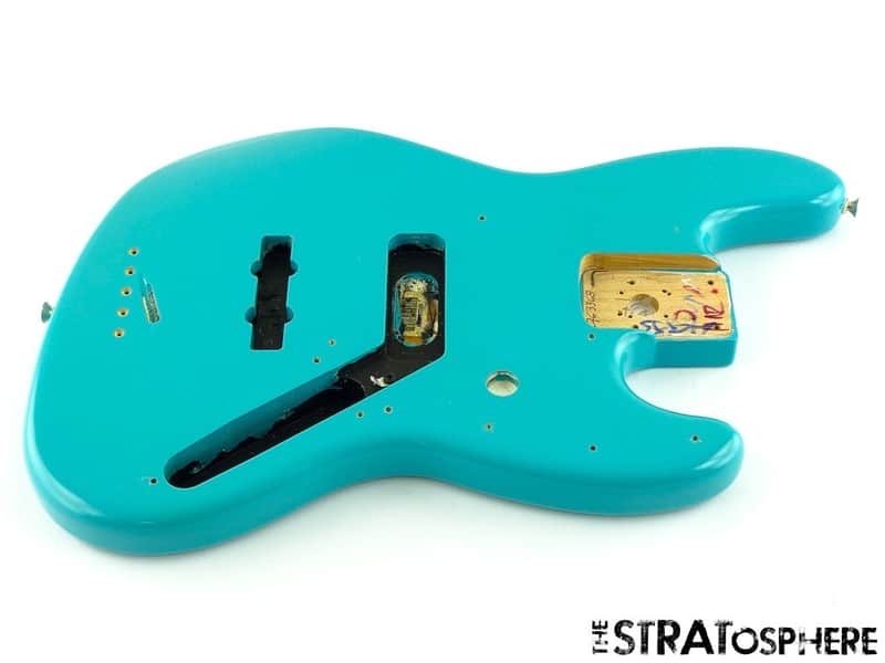 Fender Player II Jazz J BASS BODY, Guitar, Alder, Modern, Aquatone Blue