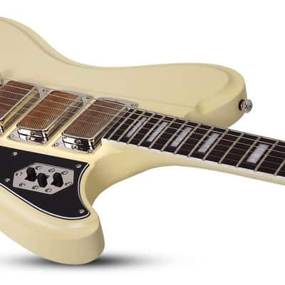 Schecter Ultra-III Ivory Pearl image 6