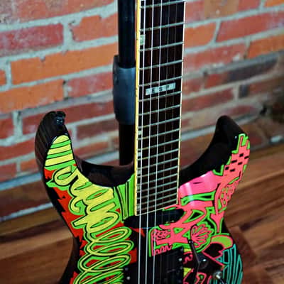 ESP Michael Wilton M-II Custom 1990 NYC Graffiti Graphic "Queensryche" image 8