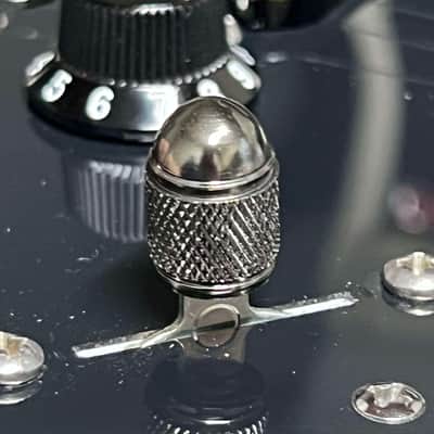Kinnatone Stubby BLACK CHROME Aluminum 3 or 5 way Blade style Switch Tip. For Strat or Tele image 3