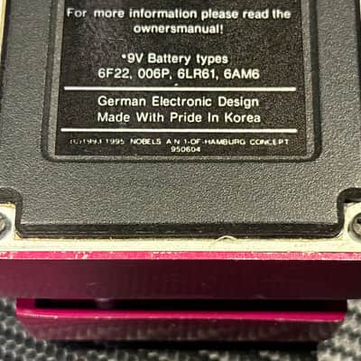 Nobels DT-SN Distortion Special+Noise Gate 1990s - Red image 9