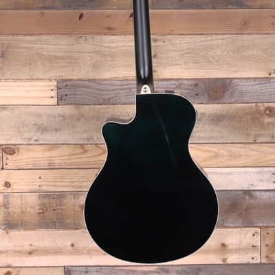 Yamaha APX600 Thinline Acoustic/Electric Guitar Oriental Blue Burst image 5