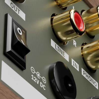 Rodec BUNK 01, Walnut Green - MM Phono Preamp. - Turntable preamp image 5