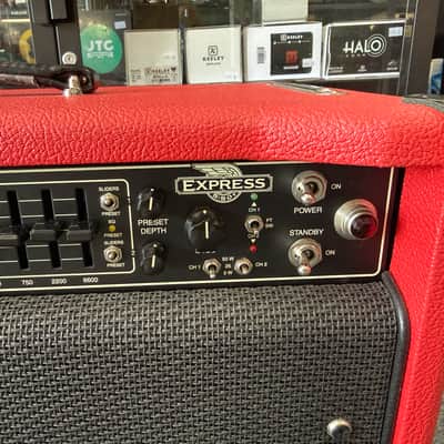 Mesa Boogie Express 5:50 +(Plus) 2-Channel 50-Watt 1x12" Guitar Combo Amplifier -2016- Red Tolex w/ ft sw + cover image 8