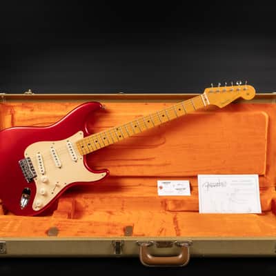 2006 Fender Artist Series Eric Johnson Signature Stratocaster MN - Candy Apple Red | USA Quartersawn Maple Neck Fretboard 3.26kg | OHSC image 2