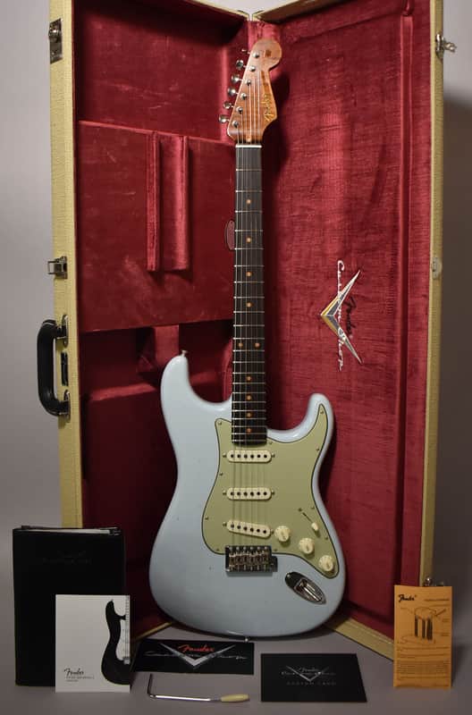 2024 Fender Custom Shop GT11 Stratocaster Journeyman Relic Sonic Blue w/OHSC image 1