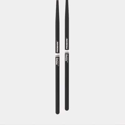 Pro-Mark Mike Portnoy ActiveGrip Hickory Oval Wood Tip Drumsticks Black *BRAND NEW* image 2