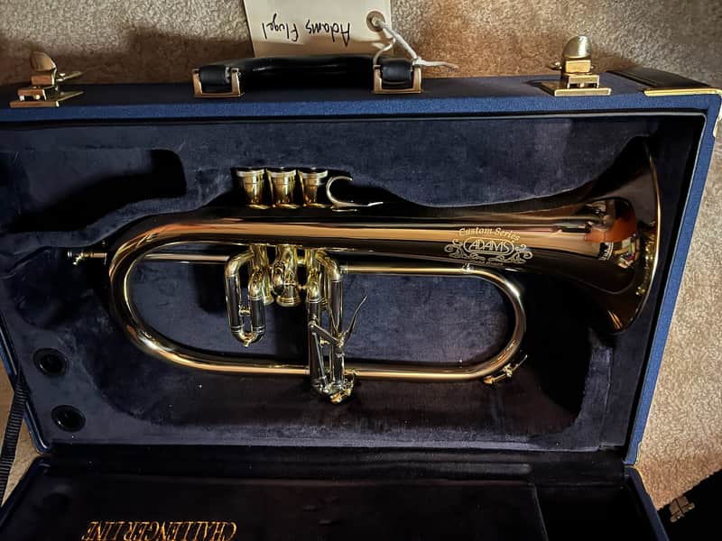 Adams F1 Flugelhorn Custom Series with Gold Brass Bell 2012 Lacquer
