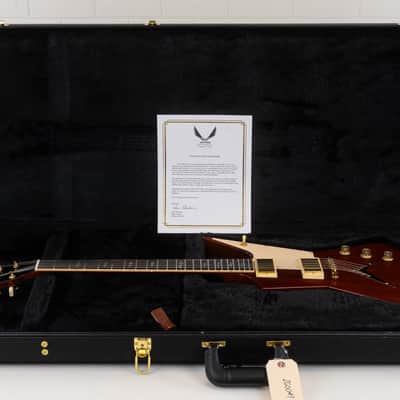Dean USA Zero Pickguard Limited Edition Electric Guitar, Ebony Fingerboard, Mahogany Gloss Natural image 4