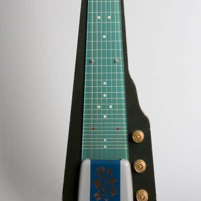 Gibson Century 6 Lap Steel Electric Guitar (1952), original brown hard shell case. image 8