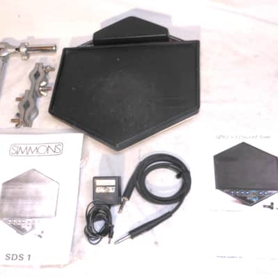 Vintage 1980's SIMMONS SDS-1 Digital EPROM Drum Pad w/Manual & SIMMONS Power Supply * FULLY TESTED * image 2