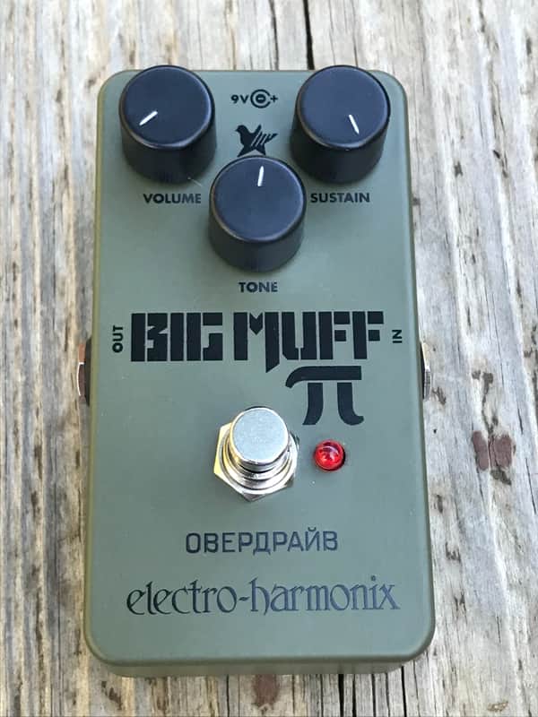 Pre-Owned Electro-Harmonix Green Russian Big Muff Distortion Fuzz Pedal Used image 1