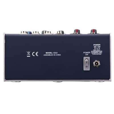 Studiomaster C2-2 6-Channel Ultra Compact Analog Console Mixer with 2 Band EQ image 4